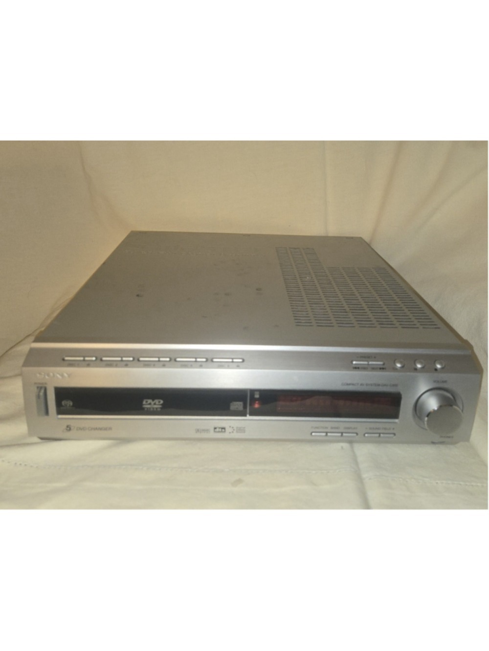 Sony DAV-C450 S-Master 5.1-Channel Compact AV System 5-Disc DVD Unit Only Tested